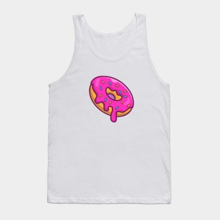 Tasty pink donut Tank Top